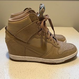 Nike Dunk Sky High Wedges - Size 8